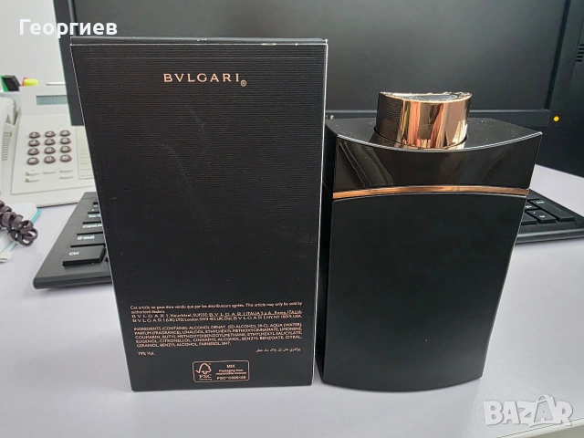 Парфюм Bvlgari Man in Black-150ml, оригинален, снимка 6 - Мъжки парфюми - 53998299