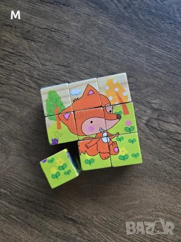 Лот от играчки - образователни - пъзели и дървени кубчета, снимка 13 - Образователни игри - 56214899