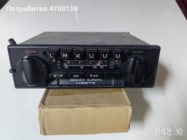 Радио касетофон becker