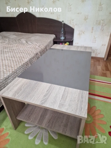 ХОЛНА МАСА ДЪБ СОНОМА БРИЛЯНТ  Ш:120см / Д:58см / В:45 см, снимка 2 - Маси - 54037766