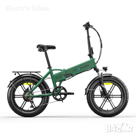 Сгъваем електрически велосипед Eletronbike OD20 – 350W, 48V, до 100 км пробег, снимка 2 - Велосипеди - 54136356