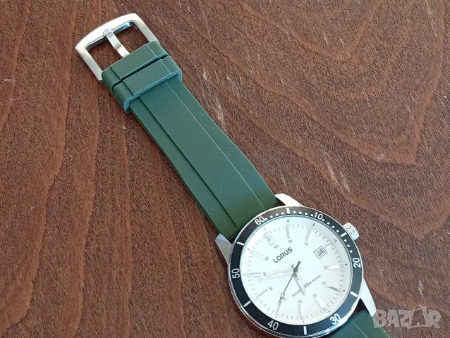 🇯🇵 LORUS Мъжки часовник с японски механизъм SEIKO VX42E, нова японска батерия и нова каишка , снимка 2 - Мъжки - 56215294