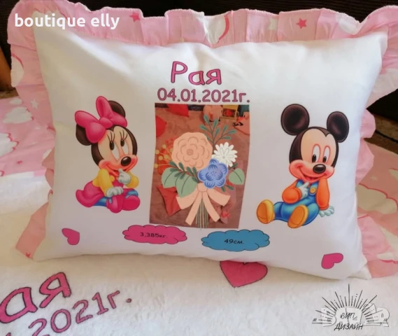 възглавничка по ваш дизайн, снимка 12 - Възглавници - 51152968