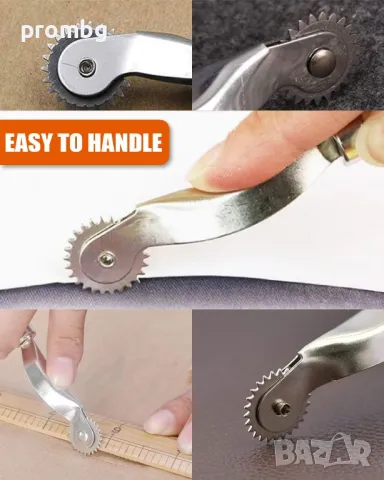 кожарско колело, колелца за маркиране на шев, 2 мм; 2,5 мм; 4 мм, снимка 7 - Други инструменти - 24954250