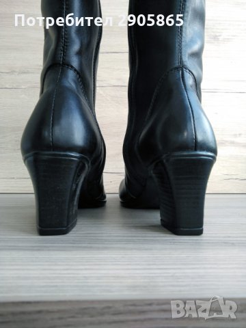 Нови кожени български полуботуши, снимка 4 - Дамски ботуши - 31615180