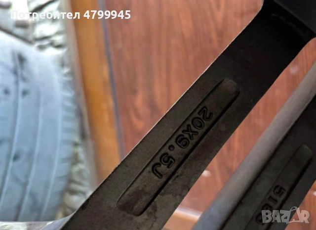 AMG 20” спорт пакет джанти с гуми Michelin 275/35R20, снимка 6 - Гуми и джанти - 54227867