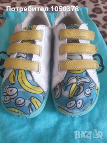 Детски боси обувки PaperKrane big banana