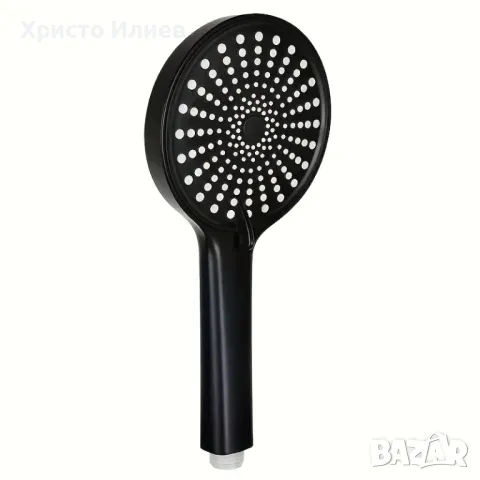 Душ система със стенен термостатен смесител Черен, снимка 2 - Душове - 47955082