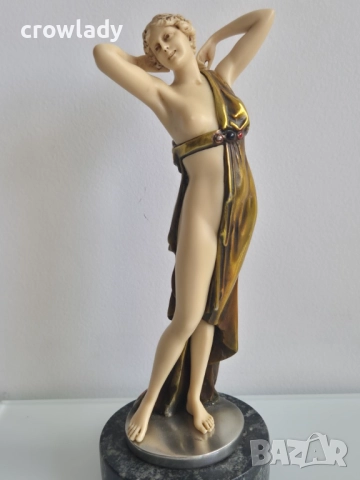 Танцьорка пластика в стил АРТ ДЕКО Виена Адел колекция , снимка 6 - Антикварни и старинни предмети - 51721429