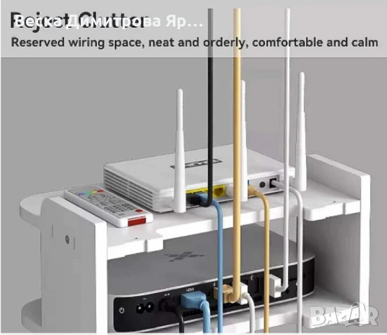 Стенна поставка, органайзер, снимка 5 - Други стоки за дома - 50576791
