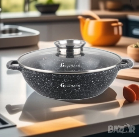 Тенджера Goldmann 24/28/32/36 см., плитка, Лят алуминий, Керам. покр., Индукция, снимка 4 - Съдове за готвене - 52112882