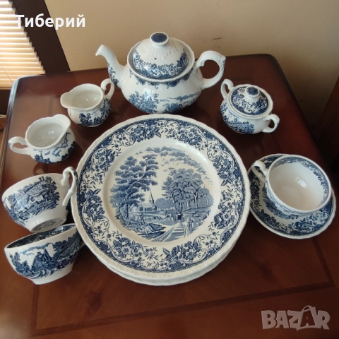 Порцеланов сервиз за чай/чинии плитки Royal Tudor Ware