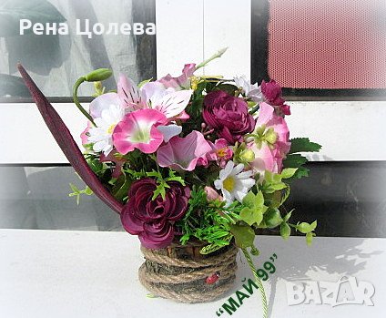 Пролетни цветя на кора, снимка 4 - Подаръци за жени - 44306990