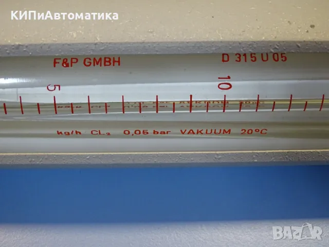 дебитомер Fischer& Porter D10A 1197A precision flow meter 0-20kg/h, снимка 5 - Резервни части за машини - 49282854