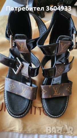 Чисто нови сандали Louis Vuitton , снимка 4 - Сандали - 42133025