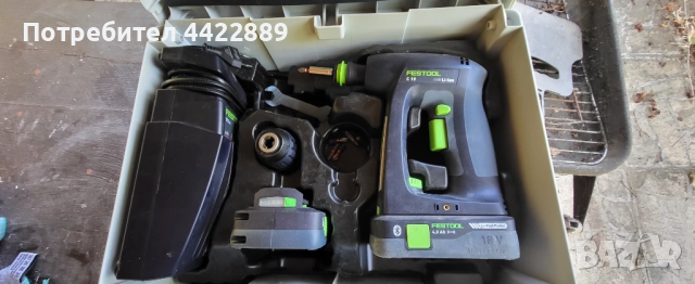 Акумулаторен винтоверт Festool C18