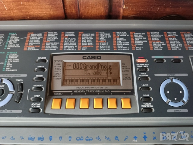 Синтезатор Casio CTK 601, снимка 2 - Синтезатори - 53216093