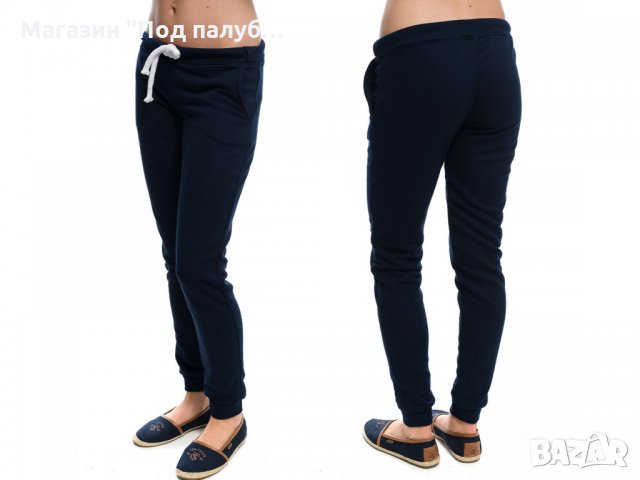 Нова дамска спортна долница в тъмносин цвят, снимка 2 - Клинове - 29608672