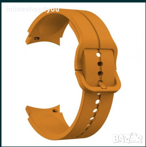 Силиконова Каишка за Samsung Watch5 Pro /Watch4 Classic / Active 2, снимка 5 - Смарт гривни - 38246189