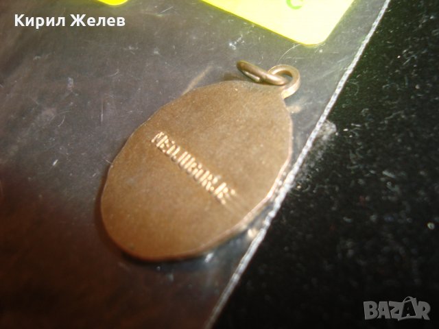 ЗЛАТИСТА КАТОЛИЧЕСКА ИКОНКА МЕДАЛЬОН 71661, снимка 2 - Колиета, медальони, синджири - 30293863