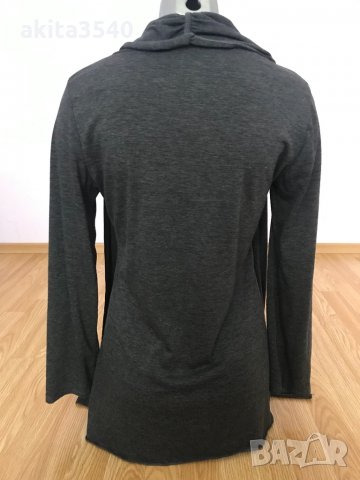 Сива туника с дълъг ръкав, снимка 6 - Туники - 33730835