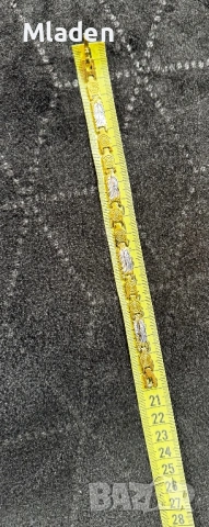 Мъжка гривна от медицинско злато , снимка 3 - Гривни - 53998128