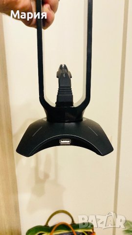 Mouse bungee/бънджи за мишка Canyon - водач за кабел на мишка със стойка за слушалки, снимка 7 - Клавиатури и мишки - 44343616