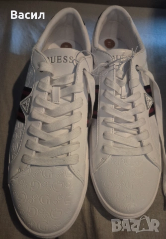 МЪЖКИ ОБУВКИ КЕЦОВЕ МАРАТОНКИ GUESS, снимка 5 - Маратонки - 53934187