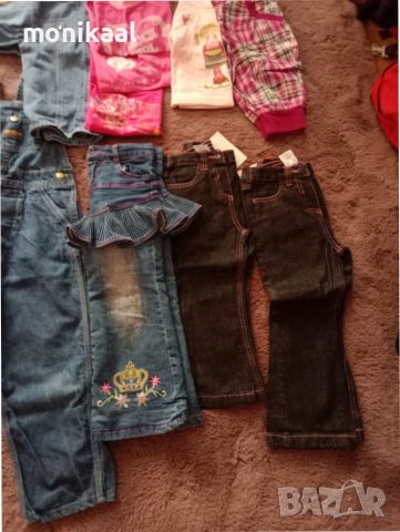 *Дънки, гащеризон, тениски и д-р. 104-116, снимка 4 - Детски панталони и дънки - 40840900