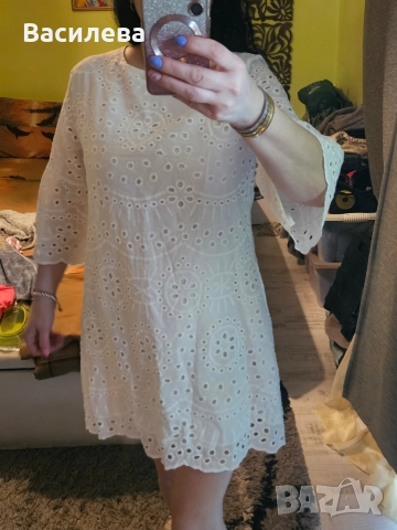 Дантелена рокля , снимка 9 - Рокли - 52668727