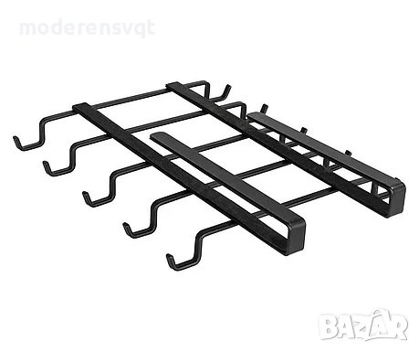 Двойна поставка за чаши, метална, висяща, 10 чаши, снимка 4 - Органайзери - 37412272
