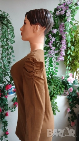 Дамски блузи с буфон ръкав., снимка 8 - Блузи с дълъг ръкав и пуловери - 51925206