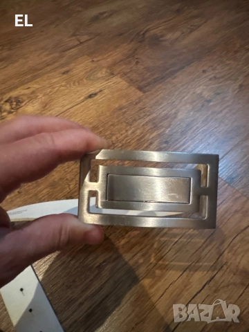 Мъжки колан 100% кожа SELECTED , снимка 2 - Колани - 52355720