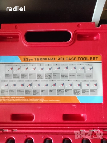 Инструменти за иосвобождаване на контакти и клеми, снимка 2 - Куфари с инструменти - 51640439