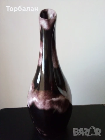 Керамична ваза от соц-а , снимка 6 - Вази - 50841674