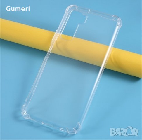 Huawei P40 lite 5G Силиконов прозрачен гръб с подсилени ръбове 