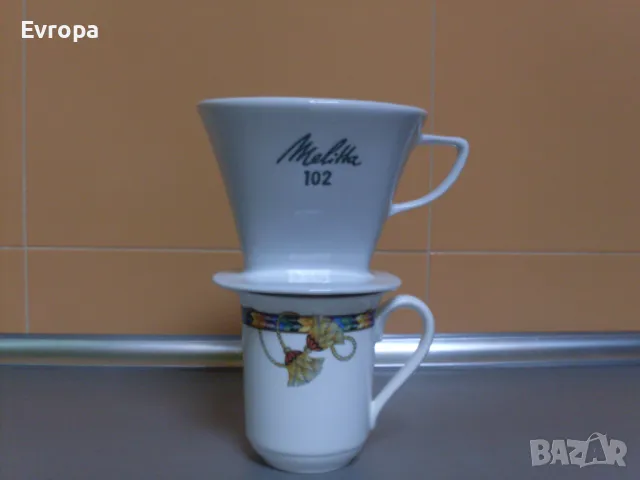 Стара колекционерска чаша- филтър за кафе., снимка 5 - Антикварни и старинни предмети - 47646159