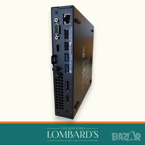 Компютър Dell Optiplex 3500 Micro InetCore i5-6500T SSD:512Gb RAM:8GB, N: 3163865, снимка 3 - Работни компютри - 56128613