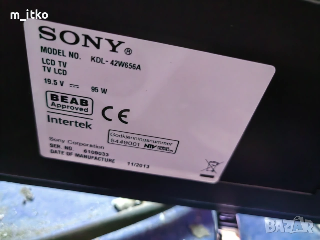SONY KDL-42W656A, снимка 4 - Телевизори - 54174964