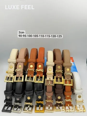 Yves Saint Laurent ⚜️ Hermes ⚜️Дамски Колани , снимка 4 - Колани - 55991319