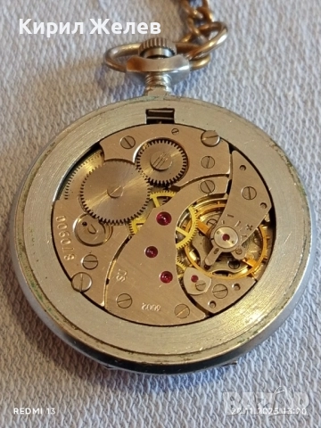 Стар джобен часовник МЪЛНИЯ СССР с кюстек за КОЛЕКЦИОНЕРИ 52245, снимка 12 - Антикварни и старинни предмети - 52478599