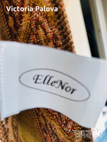 Огромен двуцветен шал ELLE NOR,100% вълна, снимка 7 - Шалове - 31291241