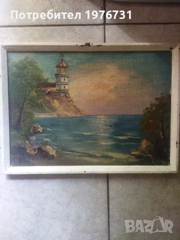 Картина море, маслени бои 