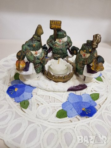 голям коледен свещник, снимка 2 - Декорация за дома - 42150829