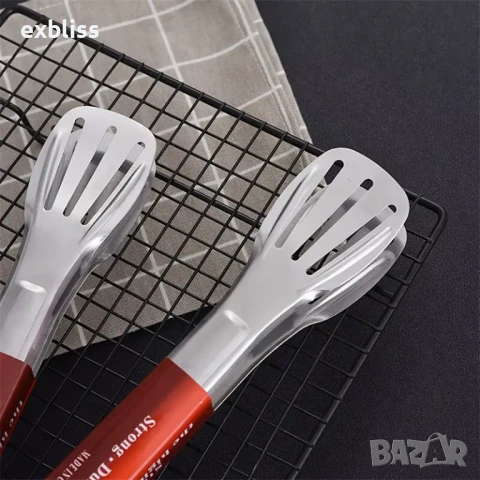 Кухненска щипка за барбекю, снимка 3 - Прибори за хранене, готвене и сервиране - 50760767