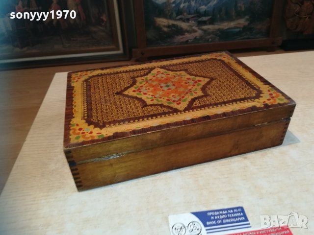 голяма стара дървена кутия 0511201307, снимка 5 - Колекции - 30683239