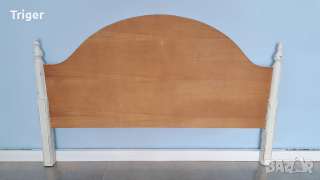 Дървена старинна табла за легло, снимка 2 - Спални и легла - 52974705