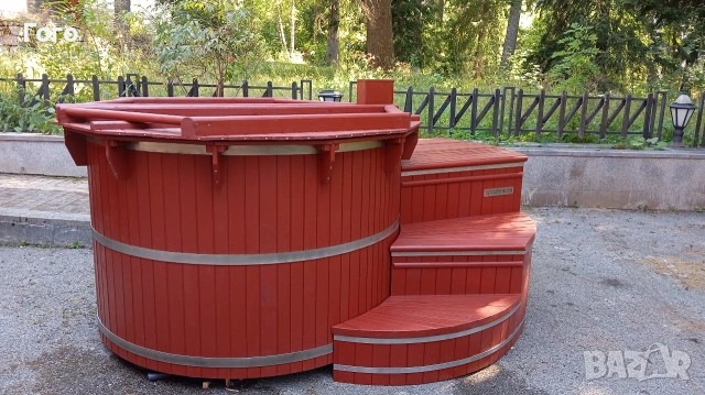 Дървено джакузи, Японска баня, снимка 12 - Басейни и аксесоари - 20815618