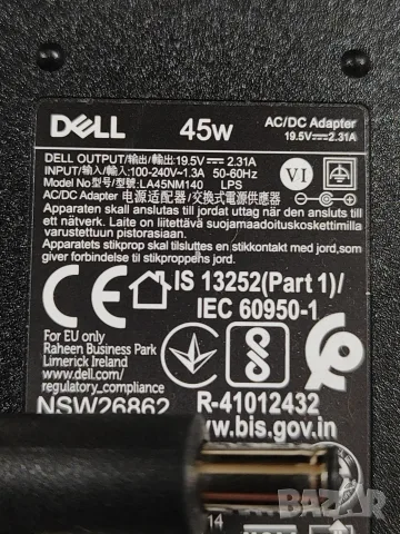 Оригинално зарядно за DELL 19.5V / 2.31A / 45W