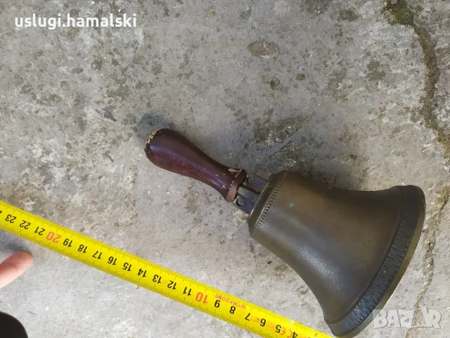 Стар бронзов звънец/камбана, снимка 9 - Антикварни и старинни предмети - 56544727